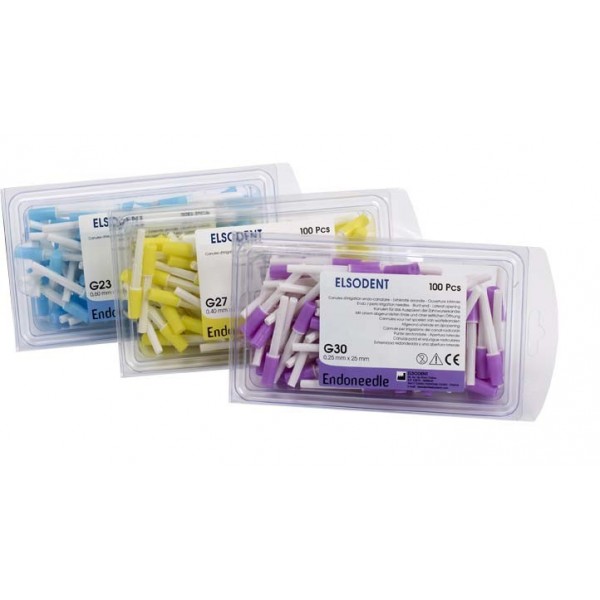 Agujas de Irrigación para Endodoncia  30G x 1,25 Lila 30u